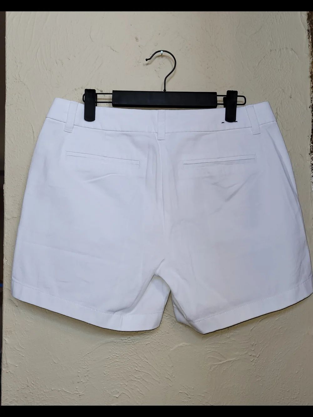 J. Crew White Cotton Casual Shorts Size 4 - Picture 7 of 8
